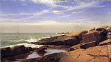 William Stanley Haseltine Rocks at Nahant painting